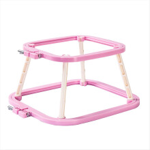 Bastidor de bordado de mesa em ABS de camada dupla para trabalhos manuais, estilo francês C.