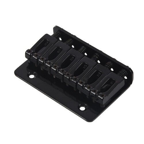 Ponte per chitarra fisso a 6 corde nero per Strat 1