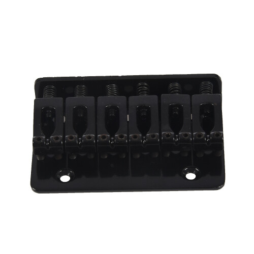 Ponte per chitarra fisso a 6 corde nero per Strat 2