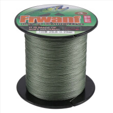 Hilo de pesca trenzado de PE de 4 hebras, 100 m, multifilamento superfuerte para líneas de carpa, 12 lb, 2.0