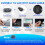 Φορητό Bluetooth CD Player Επαναφορτιζόμενο Discman με Διπλά Ηχεία και Ακουστικά Cd Mp3 Γκρι 8
