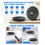 Φορητό Bluetooth CD Player Επαναφορτιζόμενο Discman με Διπλά Ηχεία και Ακουστικά Cd Mp3 Γκρι 10