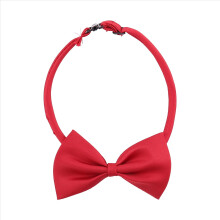 Coleira ajustável para gatos, gravata borboleta para animais de estimação, acessório para cachorros, cor vinho tinto.
