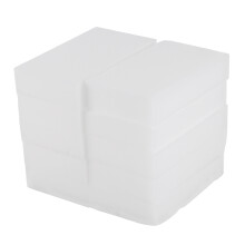 100x60x20mm 10 unidades Esponja Mágica de Limpeza em Melamina - Branca