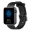 Pulseira esportiva de silicone macio para relógio, compatível com Mi, preta. 6