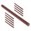 10 τεμάχια αυτοκόλλητα sticks θερμής τήξης 100mm x 7mm για καφέ χρώμα 3