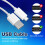 Vervangende USB-kabel voor Touch, Fire, Keyboard, DX Wit 5