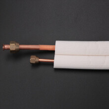 meter airconditioner paar spoelbuis 1/4 inch 3/8 inch geïsoleerde aluminium draadset onderdelen koelmiddel