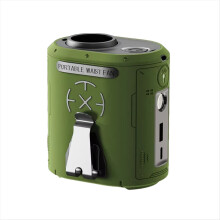 Ventilatore da esterno ad alta velocità con ventola Turbo, USB Power Bank, condizionatore d'aria per vento forte, verde