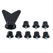 12 pezzi di chiodi per scarpe da calcio M5 da 13 mm, tacchetti per scarpe da pista in erba sintetica per competizioni sportive indoor e outdoor