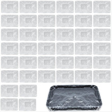 40 unidades de forros descartáveis para bandeja de rolo de pintura de 45 cm (18 polegadas), sacos plásticos grandes para pintura de paredes.