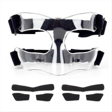 Protector nasal, apto para narices rotas, mascarilla con acolchado, ajustable, transpirable, transparente, para baloncesto