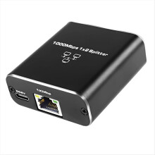 Gigabit Ethernet Splitter 1 naar 2 1000Mbps RJ45 LAN Internet voor ComputerHub Switch Router Digitale TV