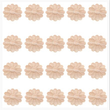 20 stuks ongeschilderde ronde bloemenpatroon houtsnijwerk applicatie frame onlay kast meubeldecoratie 6 cm