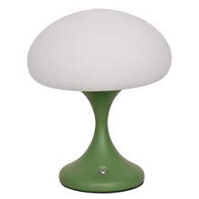 Lampe de bureau LED champignon 2W avec chargeur USB pour chambre à coucher, décorative