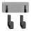 Support mural universel pour clavier, fixation pour clavier, support de rangement en acrylique, accessoires 3