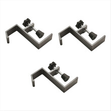 Niet-geperforeerde tashaak Bureau-ophanggereedschap Verwijderbare en verplaatsbare handtasstandaard Gunmetal Gray