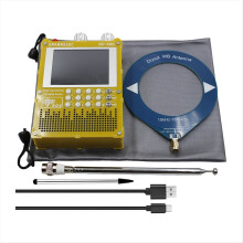 DP-666 Radio, herkkä TEF6686, kokokaistainen FM, AM, LW, MW, SW, lyhytaalto, ESP32 RDS, 2,8 tuuman IPS-kosketusnäyttö, keltainen