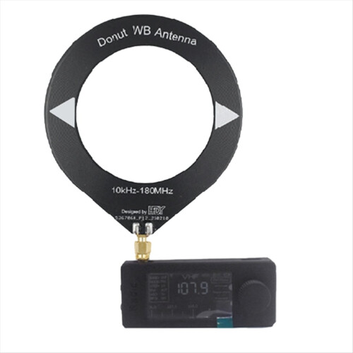 Receptor de rádio mini SI4732 de 1,9 polegadas, portátil, ondas curtas (HF), ondas médias (MW) e VHF, 0,5-108 MHz.