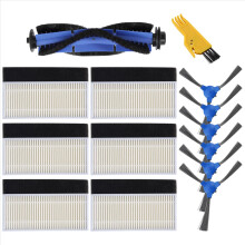Vervangende kit compatibel met Robovac 11S 30 30C 15C 12 accessoires, stofzuigerfilters, zijborstels, rolborstel, verpakking van 14