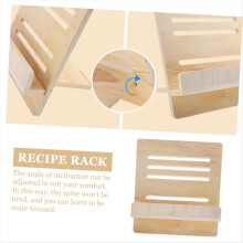 Stück Notenständer, Leseständer, Schreibtischablage, Holz, Tablet, Rezept, Küche