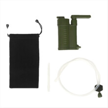 Mini pompa portatile per filtro dell'acqua da esterno ad alto flusso, ideale per campeggio, escursionismo e situazioni di emergenza