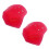 Copriscarpe da pattinaggio sostituibili, 2 pezzi (rosso) 4