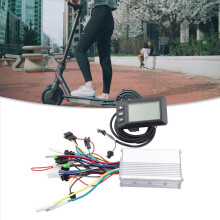 500-W-Elektroscooter-Controller, bürstenloser Motor, 36–48 V + LCD-Anzeige, SM5 + 2 Zubehörteile