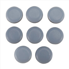 8er-Pack Küchengeräte-Gleiter, 25 mm selbstklebende PTFE-Gleiter für Kaffeemaschinen, Mixer, Heißluftfritteusen, Schnellkochtöpfe