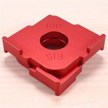 Plantillas de fresado de radio de aleación de aluminio, plantillas de broca Quick-Jig para fresar esquinas redondeadas, juego de 2