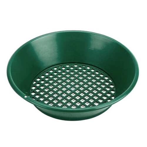 Peneira de 14 polegadas para máquina de garimpo de ouro, em plástico verde.