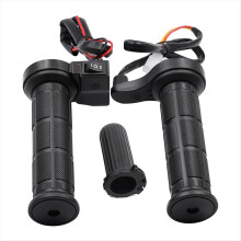 Poignées chauffantes électriques pour guidon de moto, avec thermostat réglable à 3 vitesses et 12 V, pour scooter et vélo électrique.