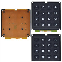 modules de clavier à 16 touches, matrices industrielles avec balayage industriel