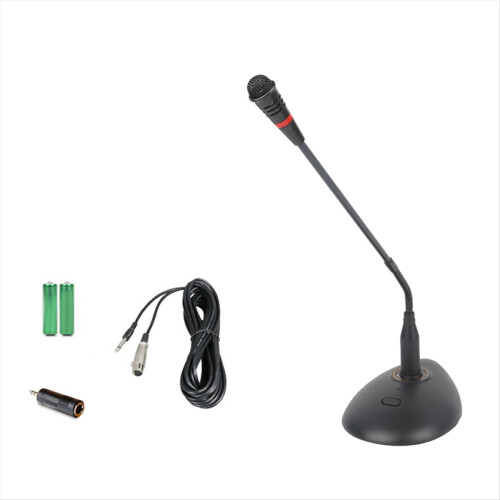 Mini Microfone de Estúdio com Toque de Campainha, Haste Flexível com Fio para Computador Desktop e Notebook 2