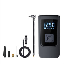 Compresor de aire con pantalla digital, inflador de neumáticos inalámbrico para coche, bicicleta, bomba de inflado portátil B