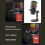 Gaming RGB-microfoon, USB-pc-microfoon voor streaming, podcasts, opnames, condensatorcomputerdesktop op // 8