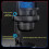 Gaming RGB-microfoon, USB-pc-microfoon voor streaming, podcasts, opnames, condensatorcomputerdesktop op // 7