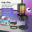 Gaming RGB-microfoon, USB-pc-microfoon voor streaming, podcasts, opnames, condensatorcomputerdesktop op // 9