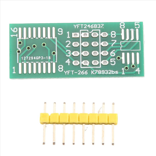 Κλιπ δοκιμής SOP8 με μετατροπέα CH341A 1.8V σε σετ πολλαπλών λειτουργιών βάσης καύσης DIP8 2