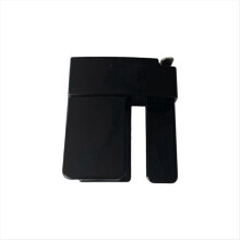 Hebilla de ajuste extraíble para apretar la cintura del pantalón, clip para la cintura, cinturón elástico plegable, color negro