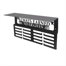Medaillehanger display, trofeehouder, 15,8 x 7 inch houder en trofee display rek frame muurbevestiging