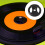 Conjunto de 6 adaptadores pretos em ABS para discos de vinil de 7 polegadas e 45 RPM com furo central para toca-discos. 7
