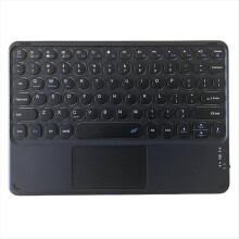 Tastiera Bluetooth wireless Mini 78 tasti Gaming Office Touchpad ricaricabile per Pad PC Tablet Nero