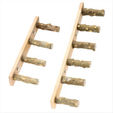 Stück 4/6 Stufen Holzleiter interaktives Haustierspielzeug für Vögel, Papageien und Hamsterkäfige, Schleifstab zum Klettern