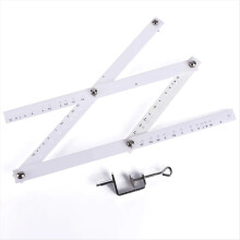 Regla plegable de excelente escala, herramienta para copiar, dibujar, ampliar y reducir, ideal para oficina, escuela y dibujo.