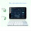 Teclado Bluetooth plegable inalámbrico con panel táctil para iOS/Android/tableta/teléfono móvil plateado 10