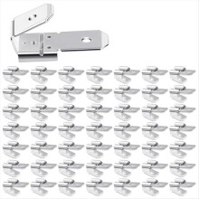 Kit com 50 Conectores Duplos Tipo Pá, Adaptador Elétrico Macho-Fêmea, Terminais de Crimpagem de Desconexão Rápida