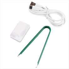 Mini teclado USB com função de copiar e colar uma única tecla, uma senha e múltiplas combinações de teclas para atalhos personalizados (branco).