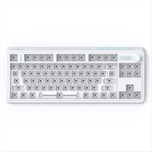 Kit de teclado mecânico personalizado LS01, sem fio Bluetooth 2.4G, retroiluminação RGB, estrutura com junta, 3 módulos, hot-swappable.