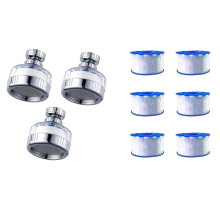 3-pack gootsteenwaterfilterkraan: kraanfilter - 360 draaibare kraanfilters, waterzuiveraar, keukenkraanfiltratie voor badkamers